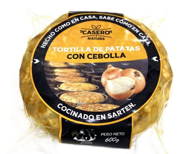 Tortilla de Patatas con Cebolla