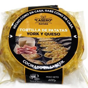 Tortilla de patatas con Jamón York y Queso