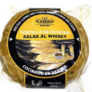Tortilla de Patatas con Salsa al Whisky